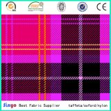 100 % Polyester 600d Check Square Pattern Woven Fabric