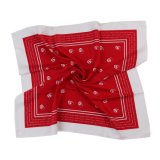 Bright Red Stylish Airline New Scarf Pure Silk Top Quality Formal Fashion Custom Logo Square (LS-42)