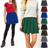 Girls Primary School Uniform Dress Pleated Skirt