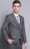 Full Wool High Quality Gray Business Men Suit