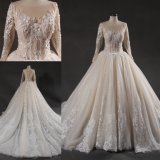 Custom Made Elegant Long Sleeve Europe Wedding Dress Lt66022