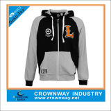 Embroidered Hoody Men Sweatshirt with Combined Color