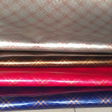 Synthetic PU Leather Check Pattern for Bag, Purse