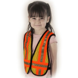 Children's Safety Vest in 100%Polyester Mesh