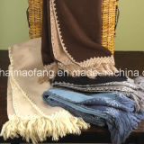 Woven Super Soft Washable 100%Acrylic Throw Blankets