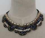 Fashion Jewelry Crystal Chunky Necklace (JE0053)