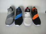New Design Style Fashion Knit Sports Running Mens Shoes with Polyester Upper