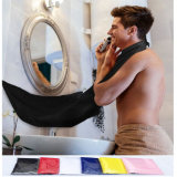 Hot 120X80cm Man Bathroom Apron Black Beard Apron Hair Shave Apron for Man Waterproof Floral Cloth Household Cleaning Protector