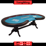 Casino Texas Holdem Poker Table with Dedicated 10 Players Casino Table Layout of Tiger Legs Factory Supply (YM-BA11-2)