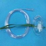 Low Price Hospital Disposable Oxygen Mask Transparent/Green