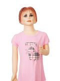 Girl's Cotton Print Cute T Shirt with Printing