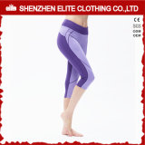 Fancy Workout Clothing Fitness Yoga Leggings Purple (ELTLI-95)