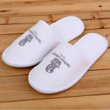 Disposable High Qualtiy 4star Hotel Embroidery White Slippers