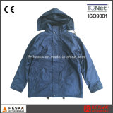 Removable Hood Padded Polyester Waterproof Jacket
