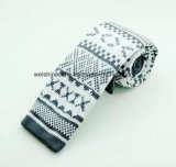 Men's Flower Fashionable 100% Polyester Knitted Necktie