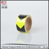 Yellow Black Night Safety Reflective Warning Conspicuity Tape Film Sticker