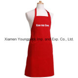 Personalized Custom Funny Men's Flirty Red Cotton Canvas Cooking Apron