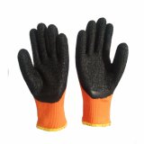 Industrial Terry Fabric Liner Latex Hand Gloves