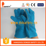 Ddsafety 2017 Green Leather Palm Full Lining Welder Glove