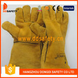Ddsafety 2017 Yellow Cow Split Leather Gloves Welder Safety Working Gloves
