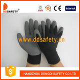 Ddsafety 2017 10 Gauge Black Acrylic Shell Gray Latex Coated Working Gloves