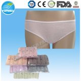 100% Cotton/Tc Sanitary Underwear for Hotel Travel Medical SPA Sauna