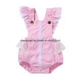 Cute Newborn Baby Girl Backless Ruffle Button Summer Romper Bodysuit Outfits