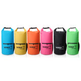 500d PVC Waterproof Dry Bag with Zipper and Mesh Pocket