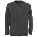 Bn1570 Wool and Yak Blended Luxury Round Neckt Knitted Pullover for Men