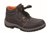 Safety Work Protection Leather Footwear with Steel Toe