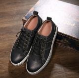 High Quality Hot Sale Men Sneaker Leather Flat Shoes (AKPX21)