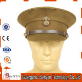 OEM Customized Military Officer Peaked Cap with 100% Polyester