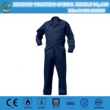 Orange Red and Navy Blue Frc Clothing / Flame Resistant Cotton Fireman Coverall with Reflective