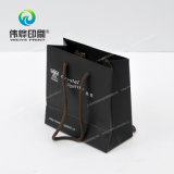 Matte Paper Printing Bag with Logo Silver Pressed