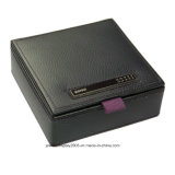 Designs Black Leather Cufflinks Box