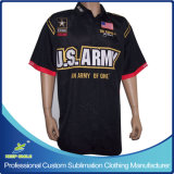 Customized Custom Sublimation Men's Motocross Pit Crew Race Shirts