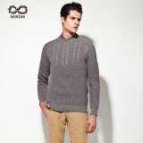 Manufactory Cable Knit Pure Colour Pullover Man Sweater