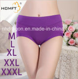 Stylish Mention Hip MID-Rised Bamboo Fiber Solid Color Young Girls Underwear Ladies Lingerie Panty