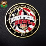 Facotry Manufacturer Custom Metal Brass Coin for Super Bowl
