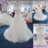 160616 Wholesale Fashion Lace Extend Below The Waist A Line Wedding Dress
