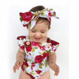 Newborn Kids Baby Girls Clothes, Floral Jumpsuit Romper Playsuit + Headband Outfits