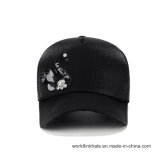 Classic Style 5 Panel Hat fashion Black Sequin Baseball Caps
