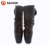 Women's warm boots Trendy High Heels Winter Warm Leather Women Shoes