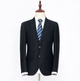 Wholesale New Italian Style Mens Business Black Suit