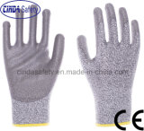 Anti-Cut 5 PU Palm Coated Safety Work Gloves