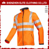 Men Work High Visibility Softshell Workwear Jacket
