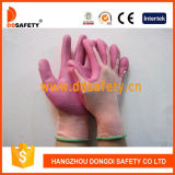 Nylon with Polyester Knitted PU Coated Glove Safety Glove Dpu111