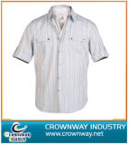 Classic Design Mens Striped Formal Shirts with High Quality (CW-MSS-22)