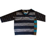 Children Knitted Round Neck Long Sleeve Pullover (C15-041)