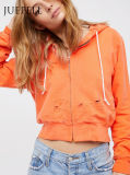 Short Zip-up Hoody with Hole